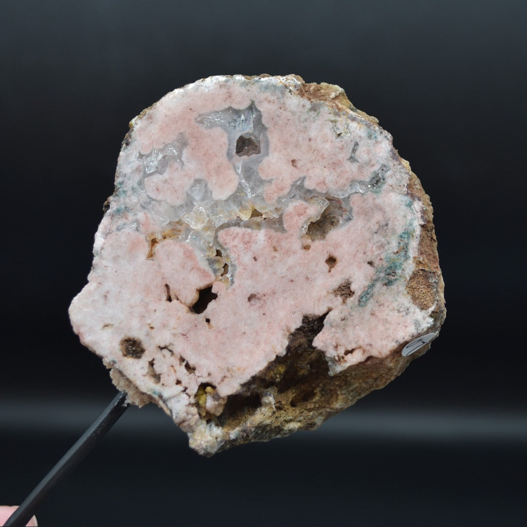 Pink Amethyst Crystal Slab, Slice with Stand - 4 Sizes