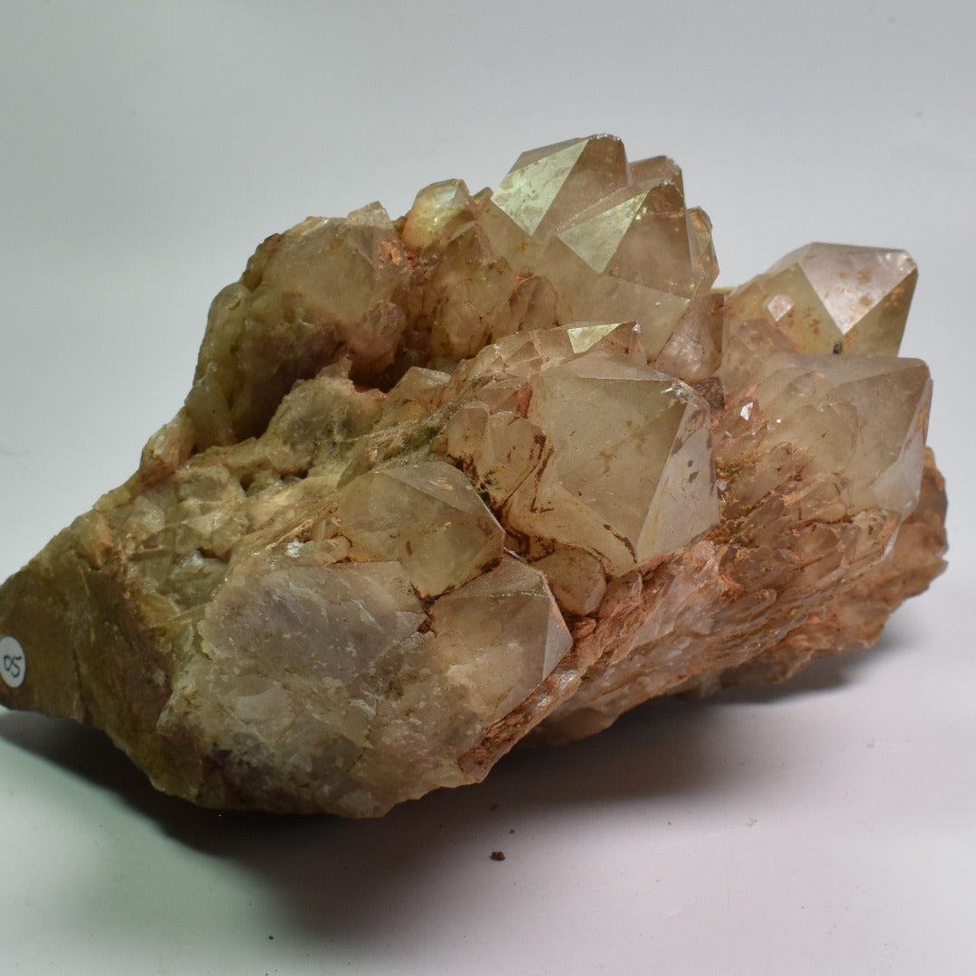 Genuine Large Natural Kundalini Citrine Quartz Cluster from Lwena (Luena) DR Congo - 1889 grams - 9cm