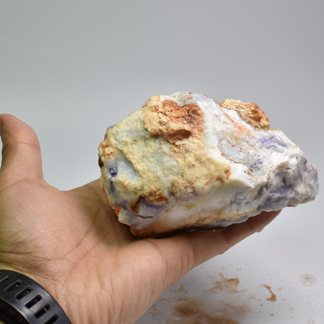 Morado Opal, Violet Flame Opal, Mexico Purple Opal - Raw Crystal Specimen - 501 grams
