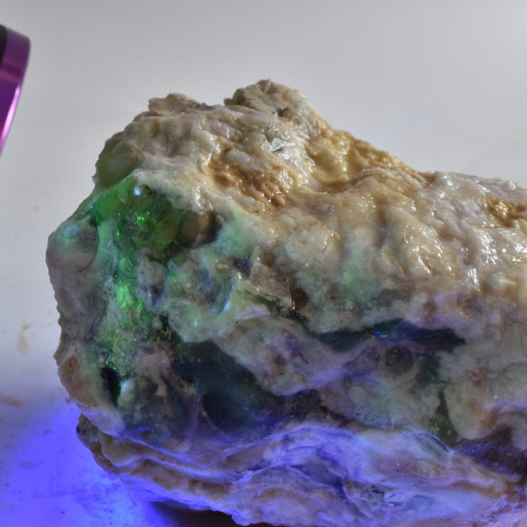 Morado Opal, Violet Flame Opal, Mexico Purple Opal - Raw Crystal Specimen - 880 grams