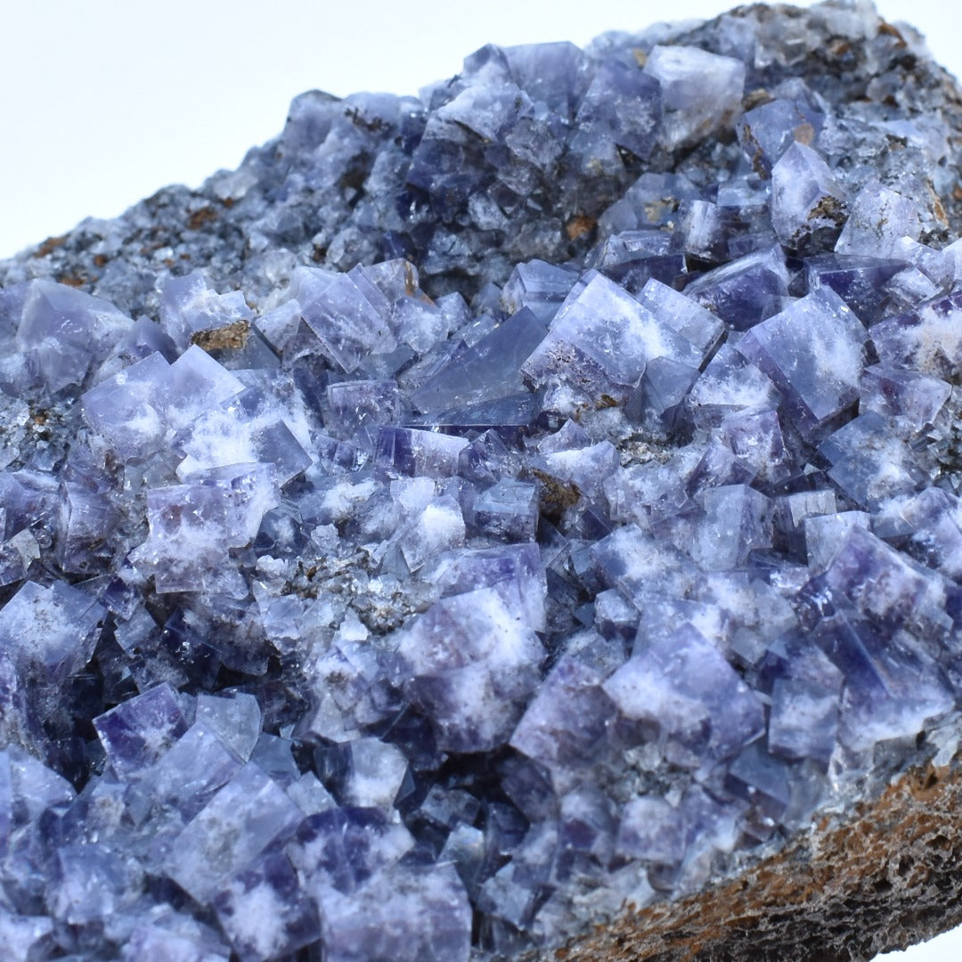 Purple Fluorite Raw Cluster Specimen - Sourced Greenlaws Mine, England, UK - 407 grams #GLF03-05