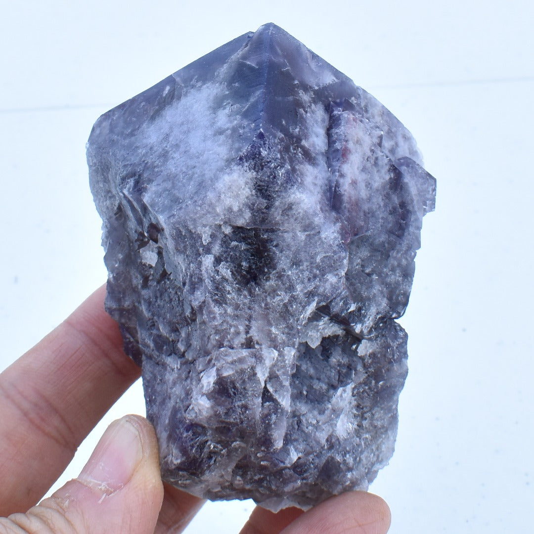 Purple Fluorite Raw Cluster Specimen - Sourced Greenlaws Mine, England, UK - 317 grams #GLF03-07