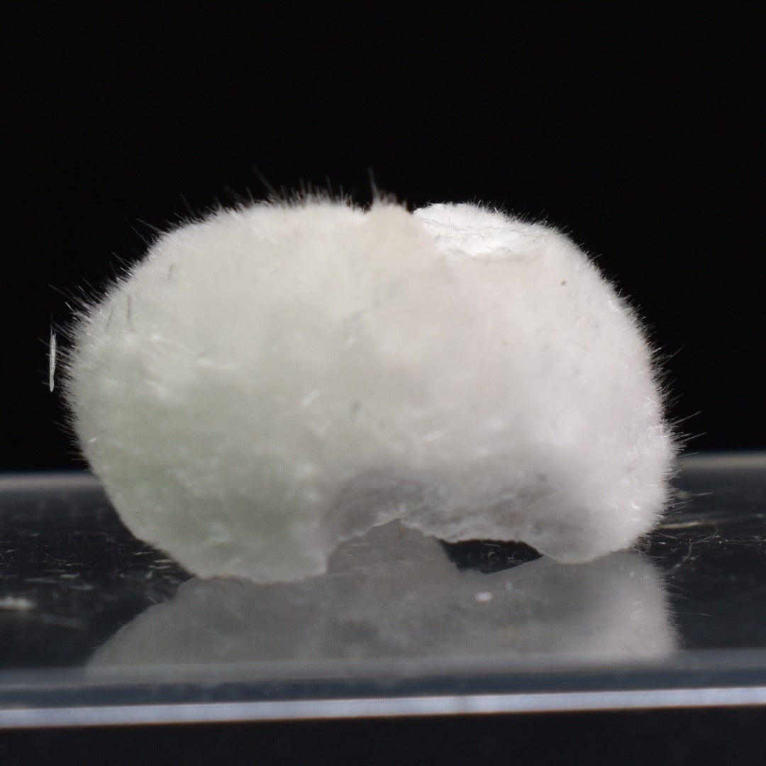 Natural Okenite with Gyrolite, Mineral Specimen from India - 1 Count - 1.1 grams #03