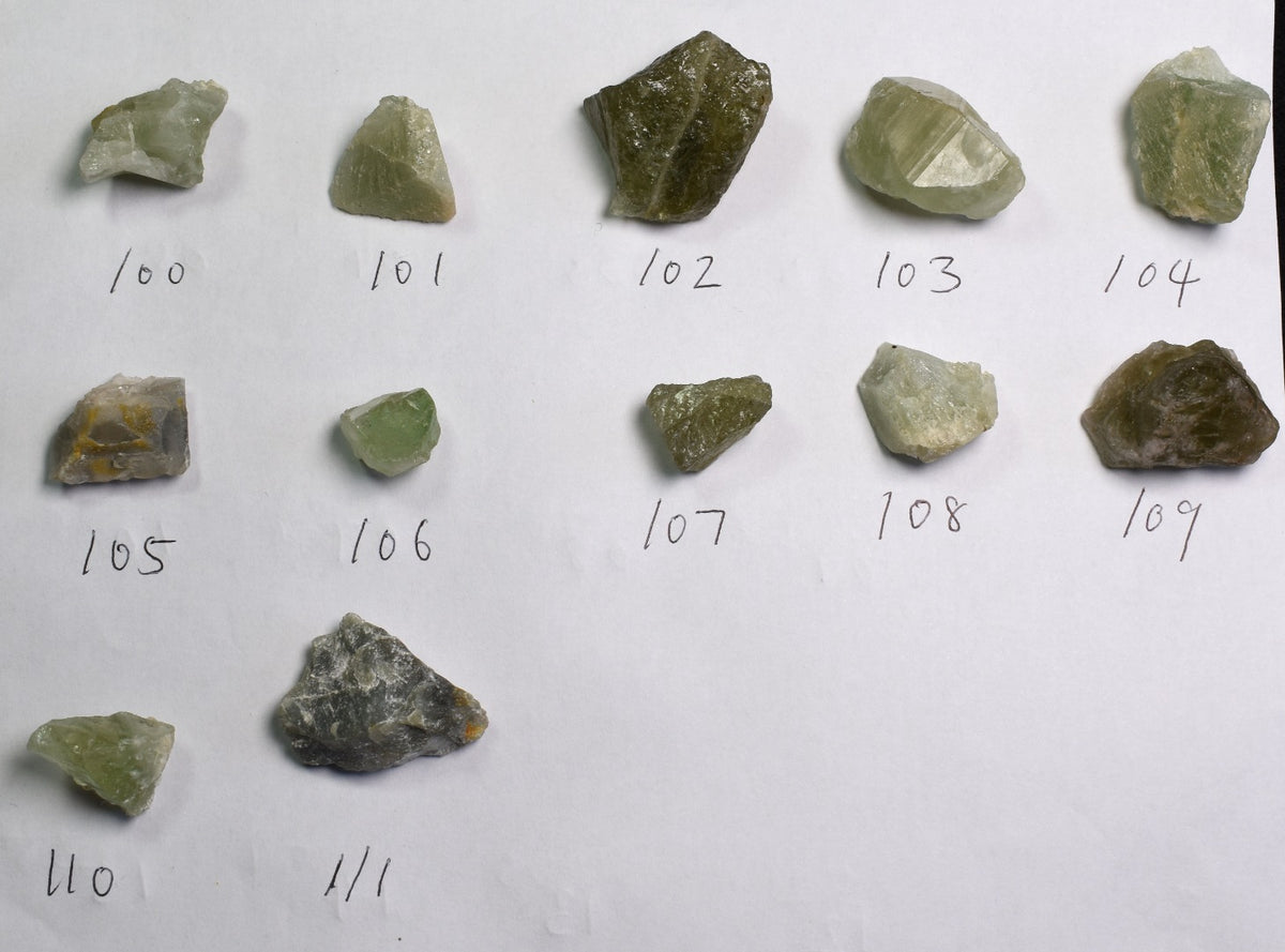 Natural Green Herderite, RARE, Synergy 12, Crystal Specimen from Pakistan - 12 Options