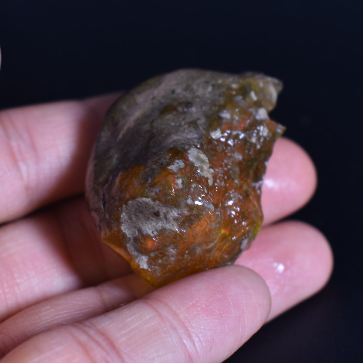 Ethiopian Crystal Opal Non Hydrophane Raw Specimen Rock - 134ct weight #01