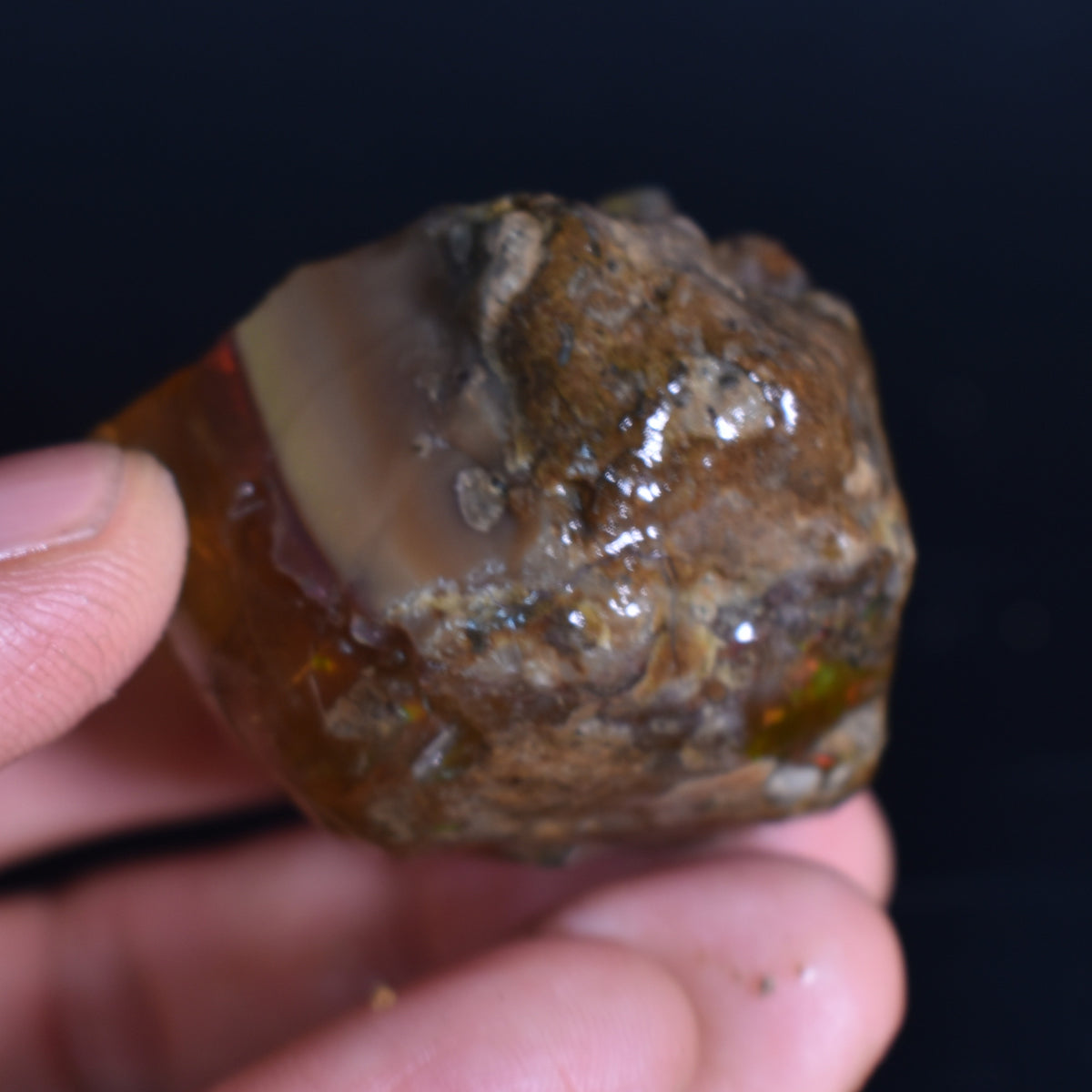 Ethiopian Crystal Opal Non Hydrophane Raw Specimen Rock - 216ct weight #10