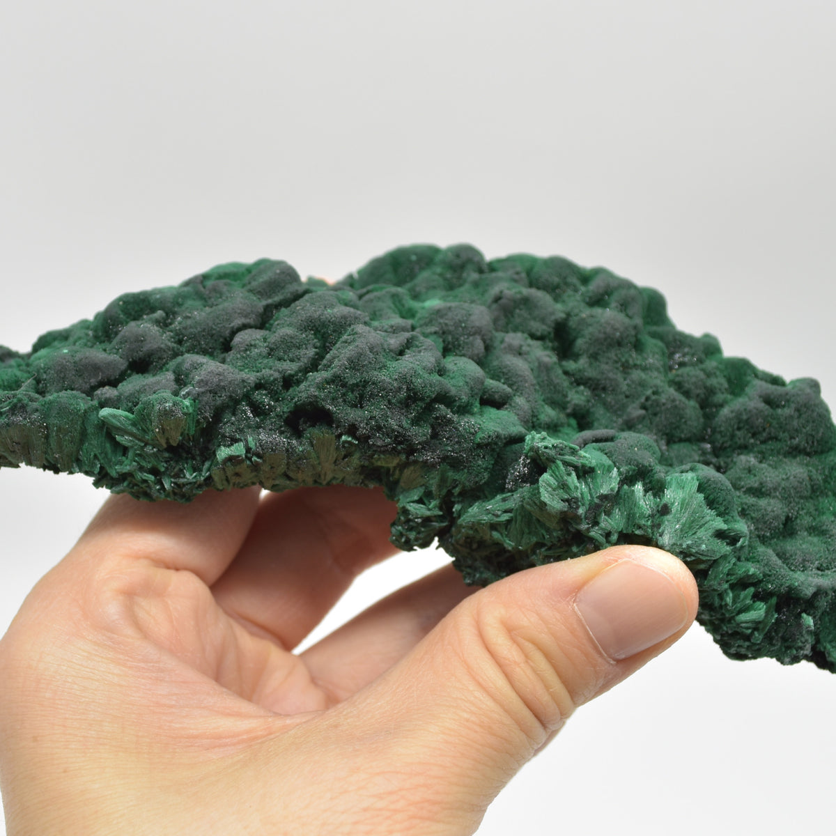 Yangchun Malachite Specimen - Botryoidal Malachite - Velvet Malachite - High Quality - 256 grams #02