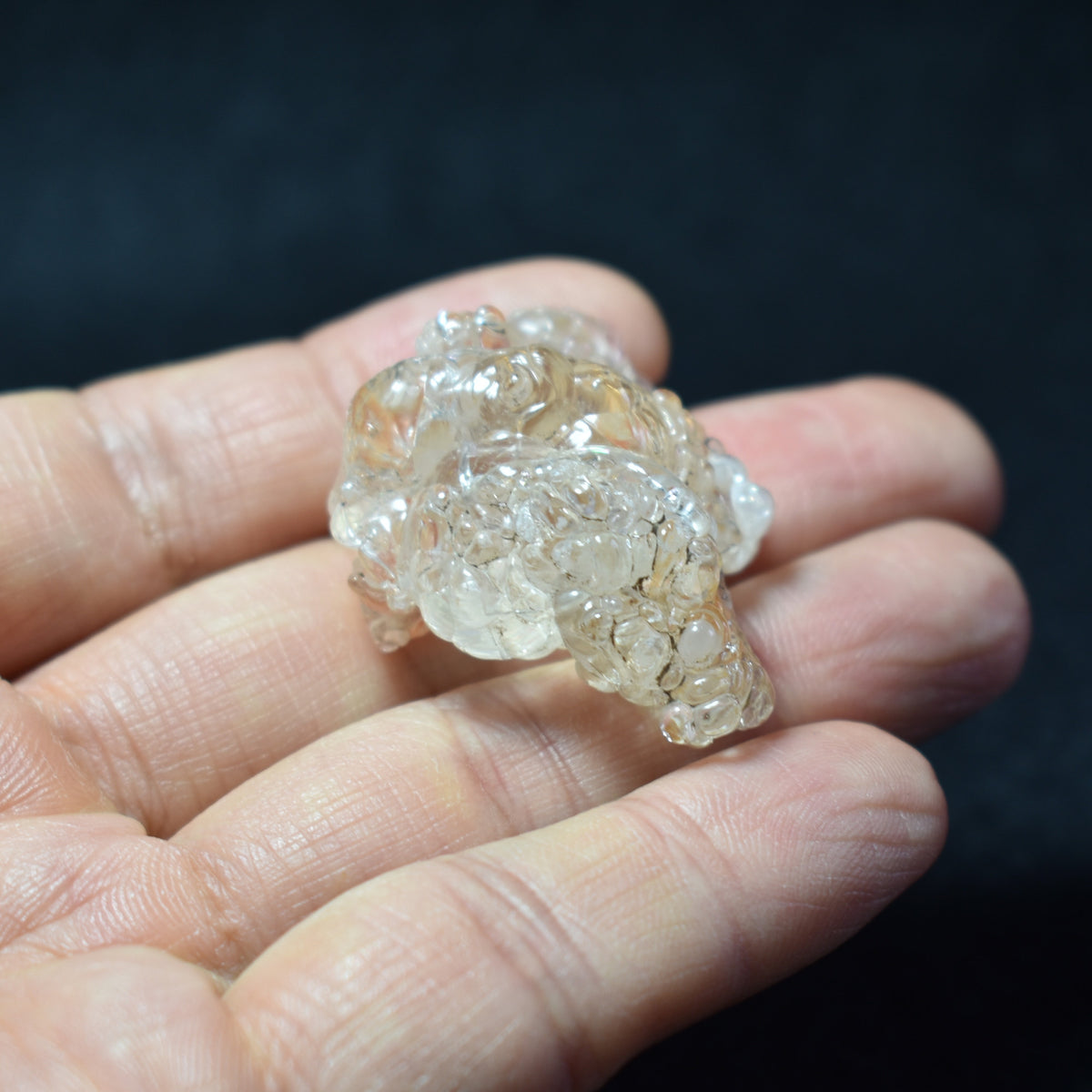 Mexican Hyalite Opal Collector Grade Specimen Stone - UV Reactive Fluorescent - 16 grams #12
