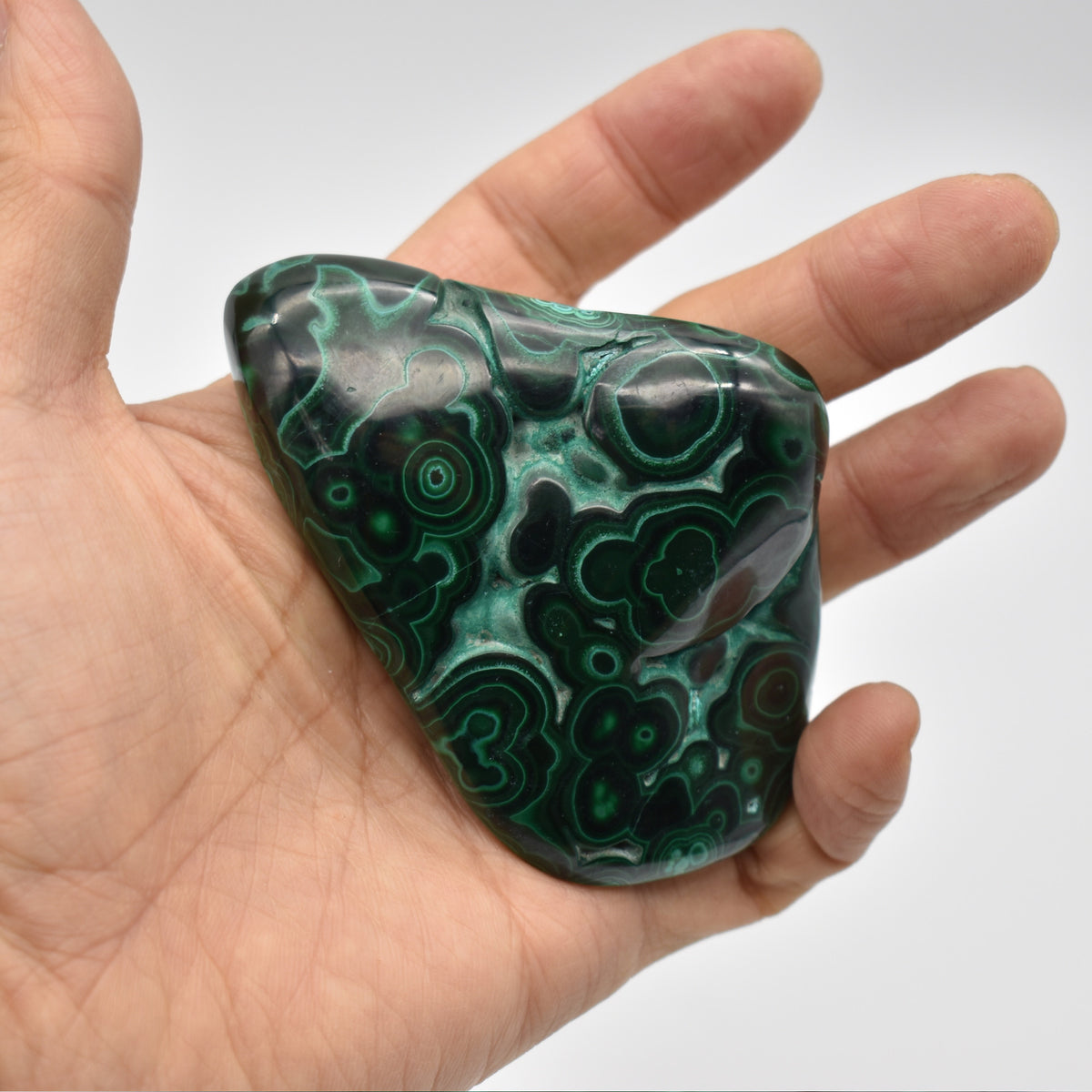 Malacolla Malachite Chrysocolla Polished Crystal Freeform from Congo - 145 grams - 1 Count - #25