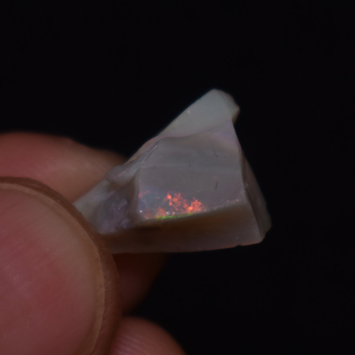Mintabie Black Raw Rough Opal Specimen from South Australia, 6.9ct weight #17