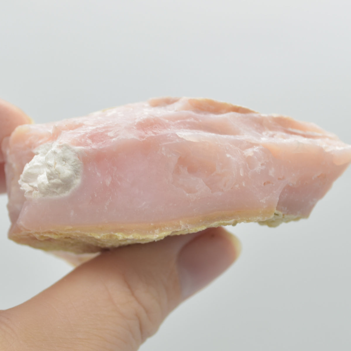 Raw Peruvian Pink Opal Rough Crystal Specimen Rock from Peru - 75 grams #13