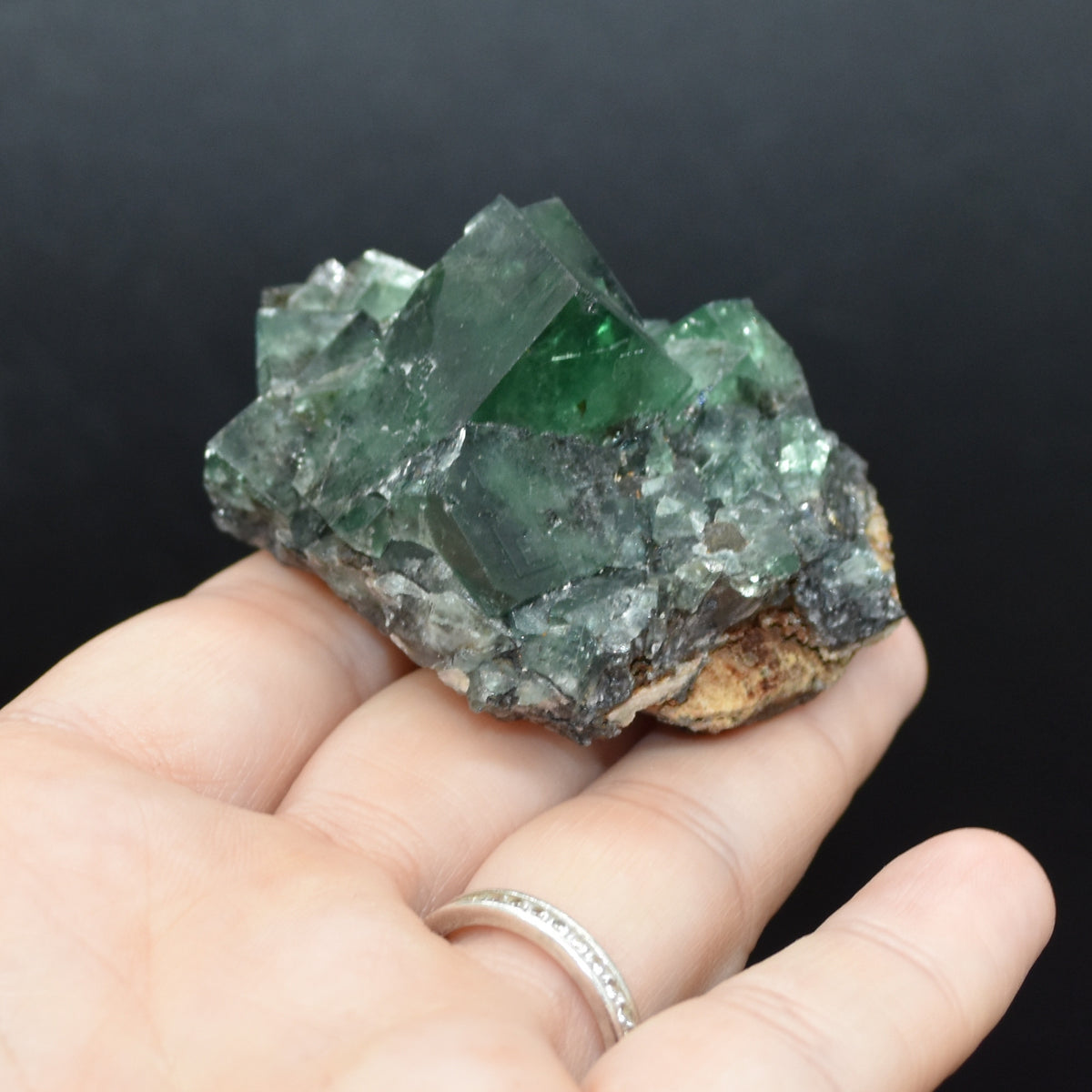 Diana Maria Fluorite Raw Cluster / Specimen - Sourced UK - 84 grams #329