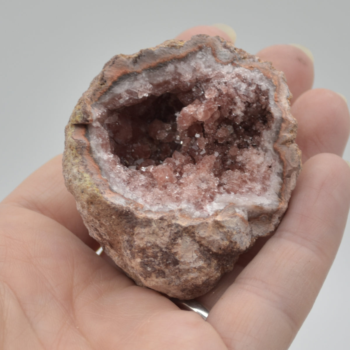 Pink Amethyst Raw Geode Specimen Rock - 85 grams