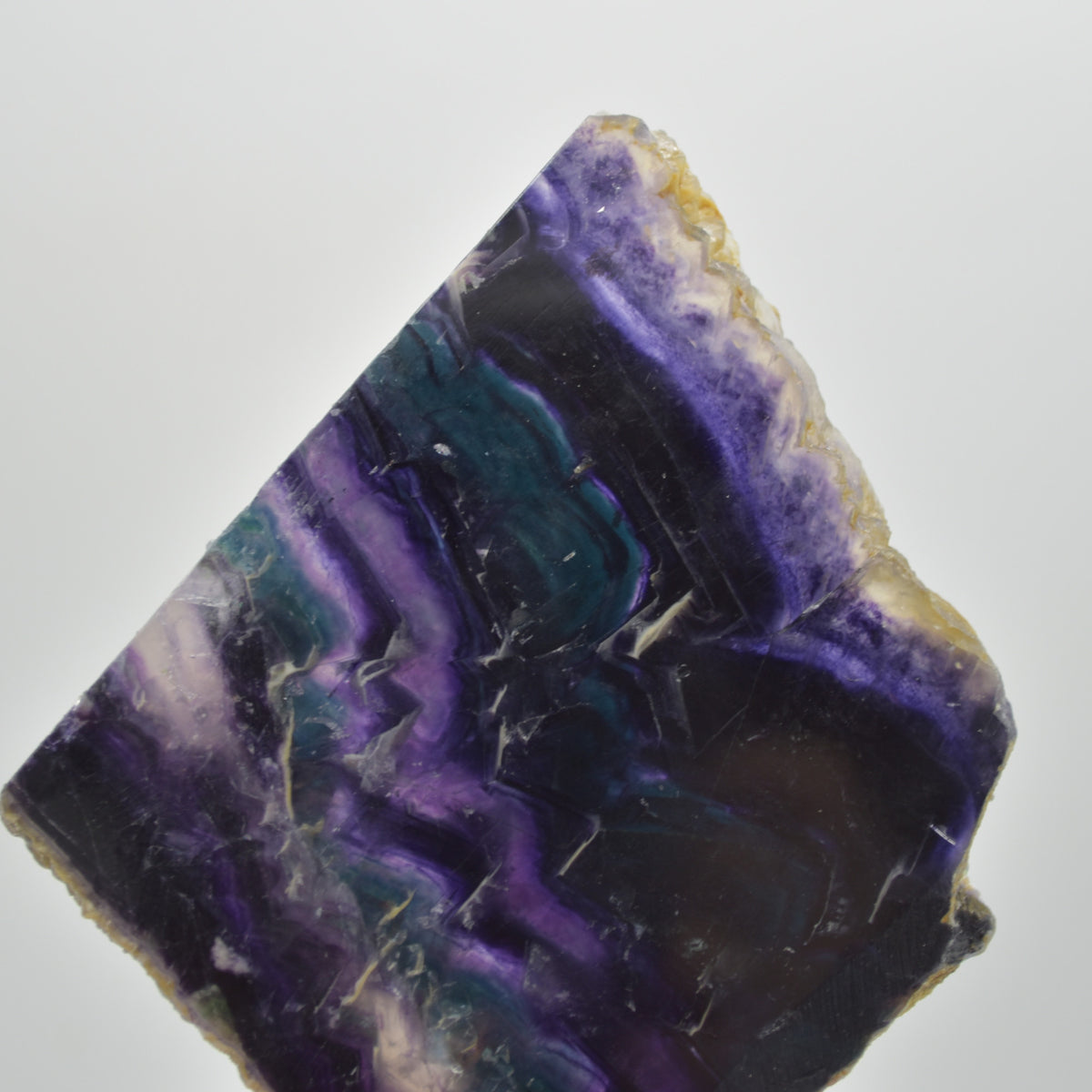Rainbow Fluorite Freeform Slice - 271 grams - #12
