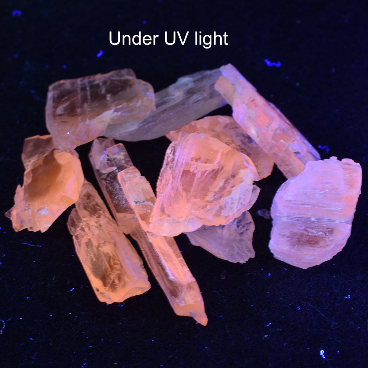 Hiddenite RARE Raw Green Kunzite Crystal Chip Specimens - 3 Sizes - 1 Count