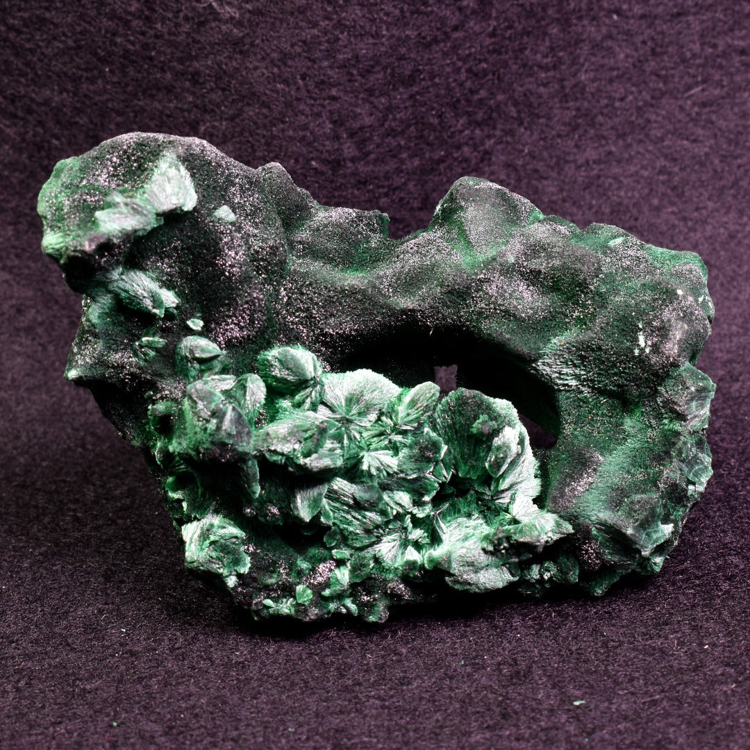 Raw Yangchun Malachite Specimen - Botryoidal Malachite - Velvet Malachite - Fibrous Malachite - 145 grams #23