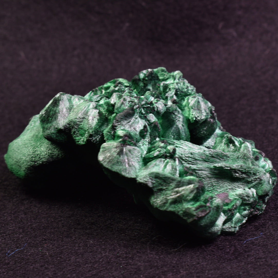 Raw Yangchun Malachite Specimen - Botryoidal Malachite - Velvet Malachite - Fibrous Malachite - 145 grams #23