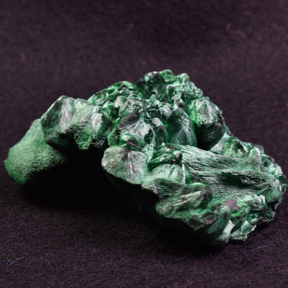 Raw Yangchun Malachite Specimen - Botryoidal Malachite - Velvet Malachite - Fibrous Malachite - 145 grams #23