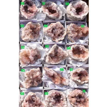 Pink Amethyst Raw Specimen Geode Rock - 1 Count - Various Sizes - #01