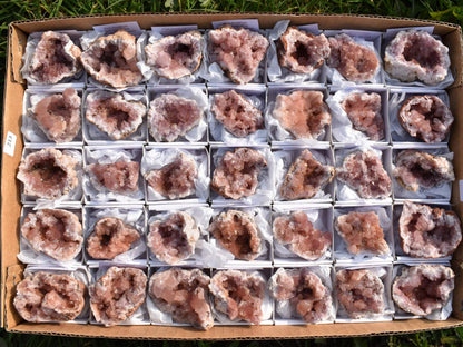 Pink Amethyst Raw Specimen Geode Rock - 1 Count - Various Sizes - #02