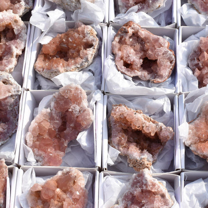 Pink Amethyst Raw Specimen Geode Rock - 1 Count - Various Sizes - #02
