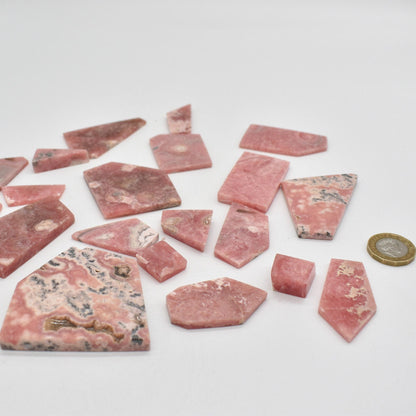 Rhodochrosite Slices - Wholesale - Lot 01 - 394 grams