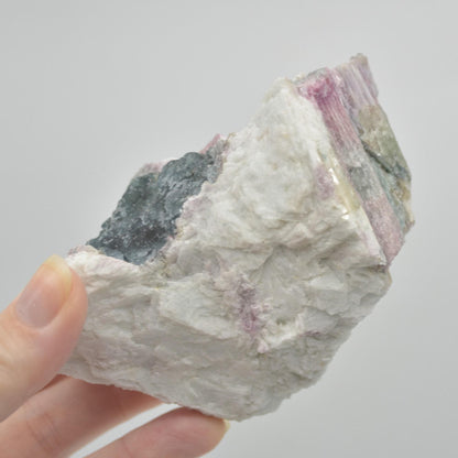 Raw Watermelon Tourmaline Specimen Rock - 343 grams #13