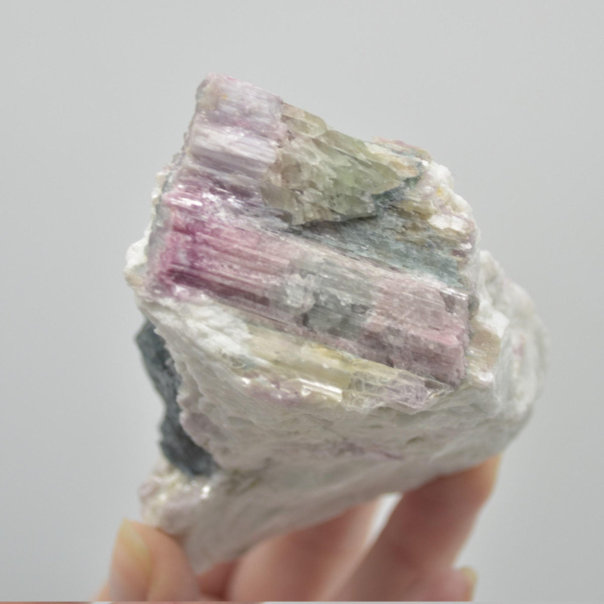 Raw Watermelon Tourmaline Specimen Rock - 343 grams #13