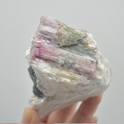 Raw Watermelon Tourmaline Specimen Rock - 343 grams #13