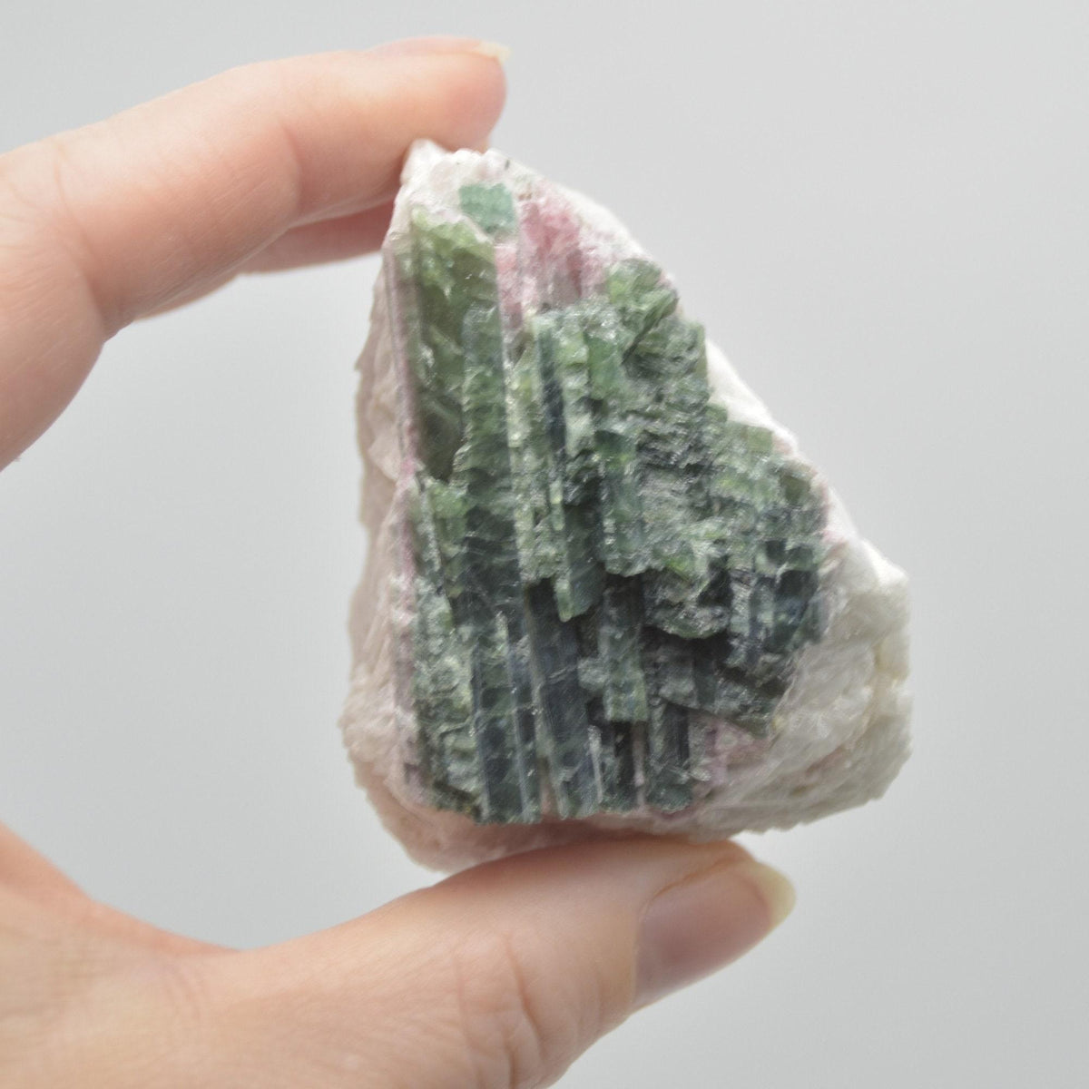 Raw Watermelon Tourmaline Specimen Rock - 196 grams #18