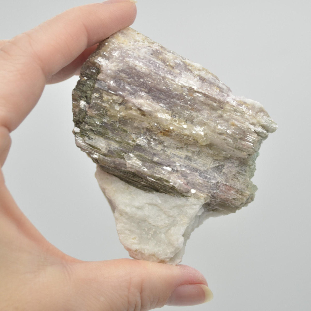 Raw Watermelon Tourmaline Specimen Rock - 180 grams #17