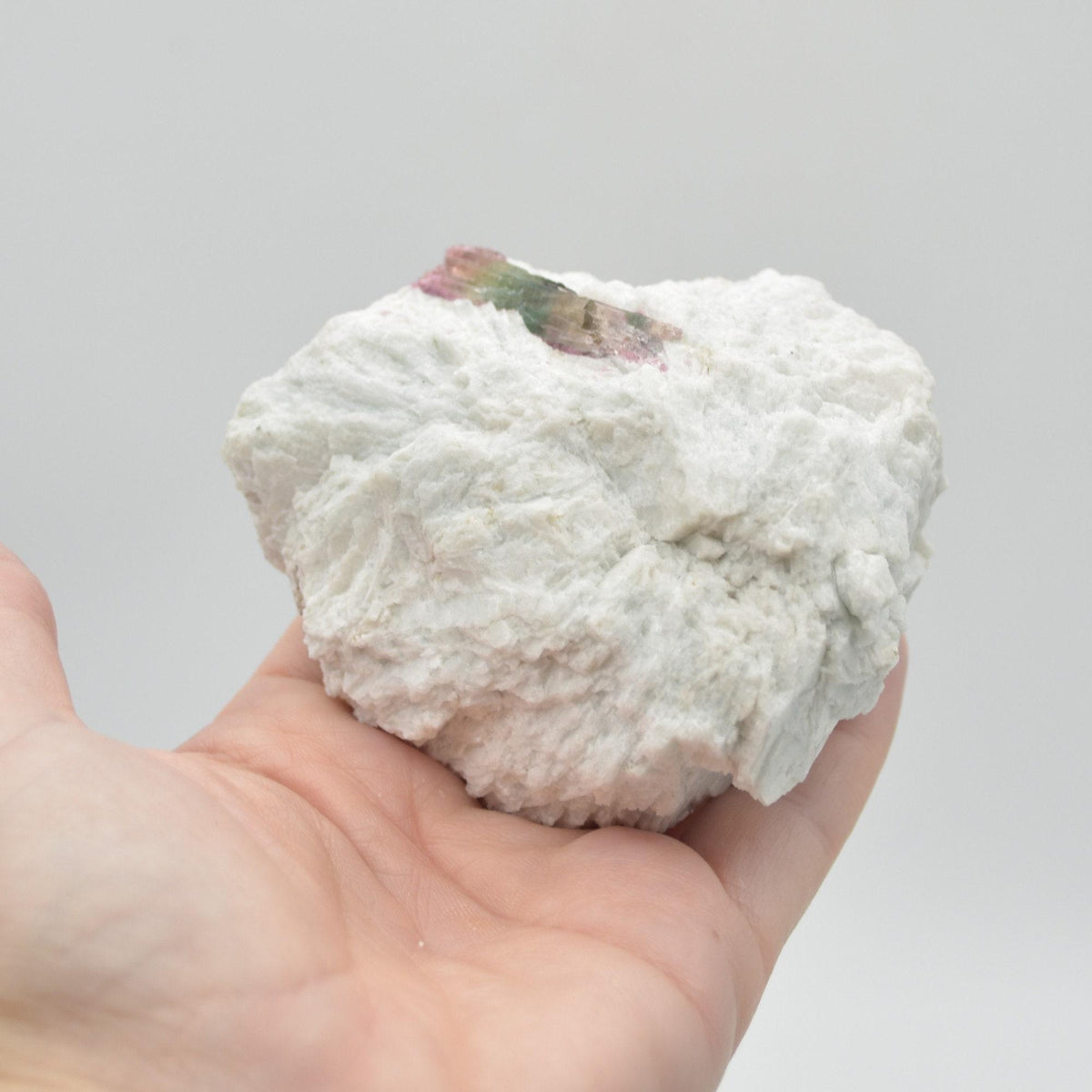 Raw Watermelon Tourmaline Specimen Rock - 290 grams #16