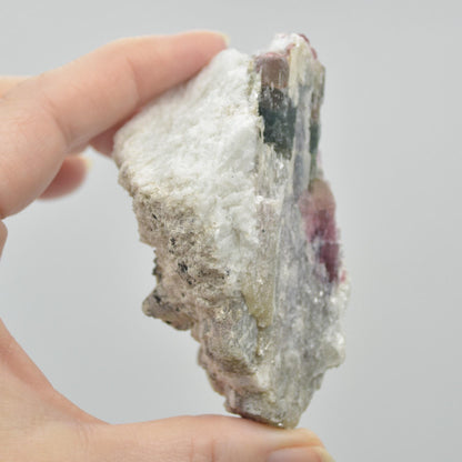 Raw Watermelon Tourmaline Specimen Rock - 189 grams #08