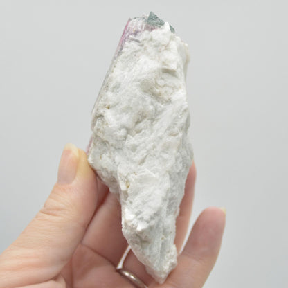 Raw Watermelon Tourmaline Specimen Rock - 219 grams #07