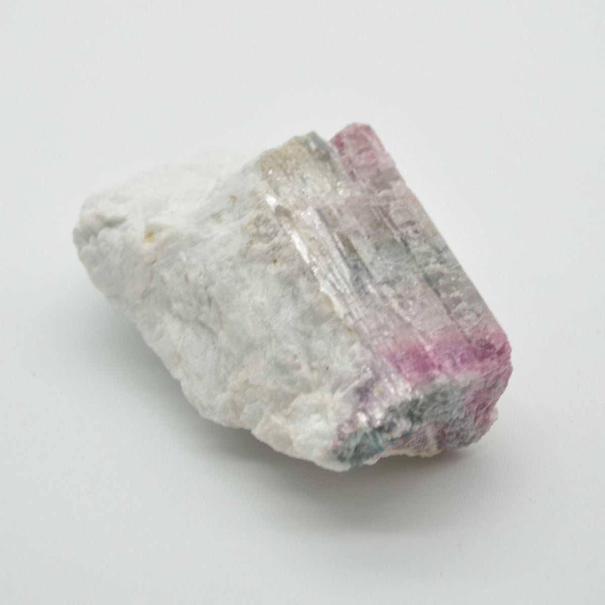 Raw Watermelon Tourmaline Specimen Rock - 219 grams #07
