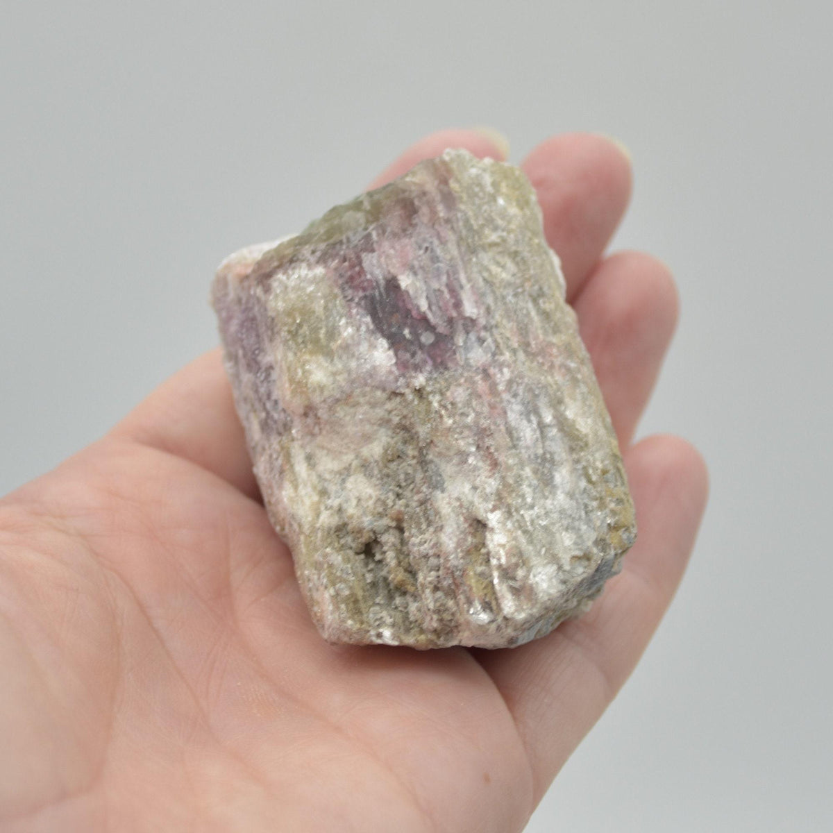 Raw Watermelon Tourmaline Specimen Rock - 141 grams #05