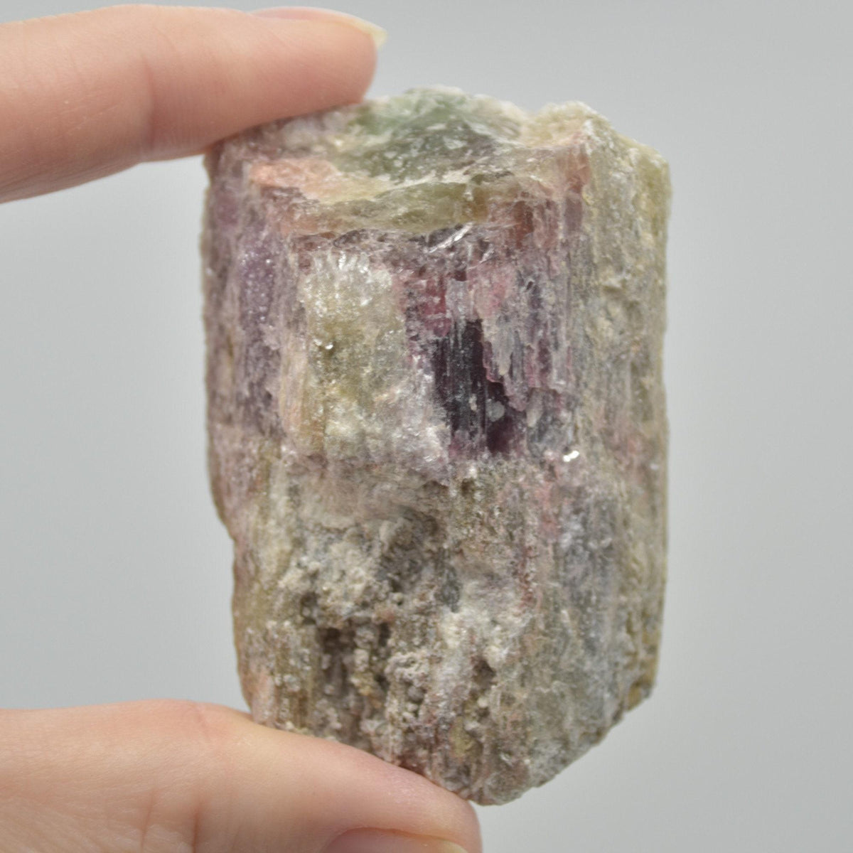 Raw Watermelon Tourmaline Specimen Rock - 141 grams #05