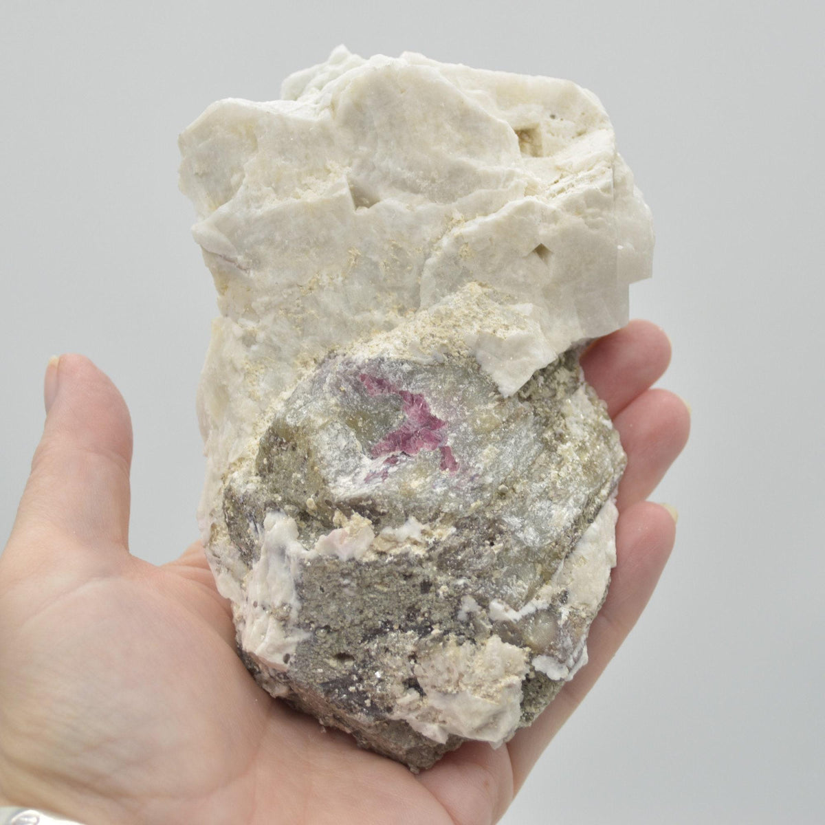 Raw Watermelon Tourmaline Specimen Rock - 574 grams #06