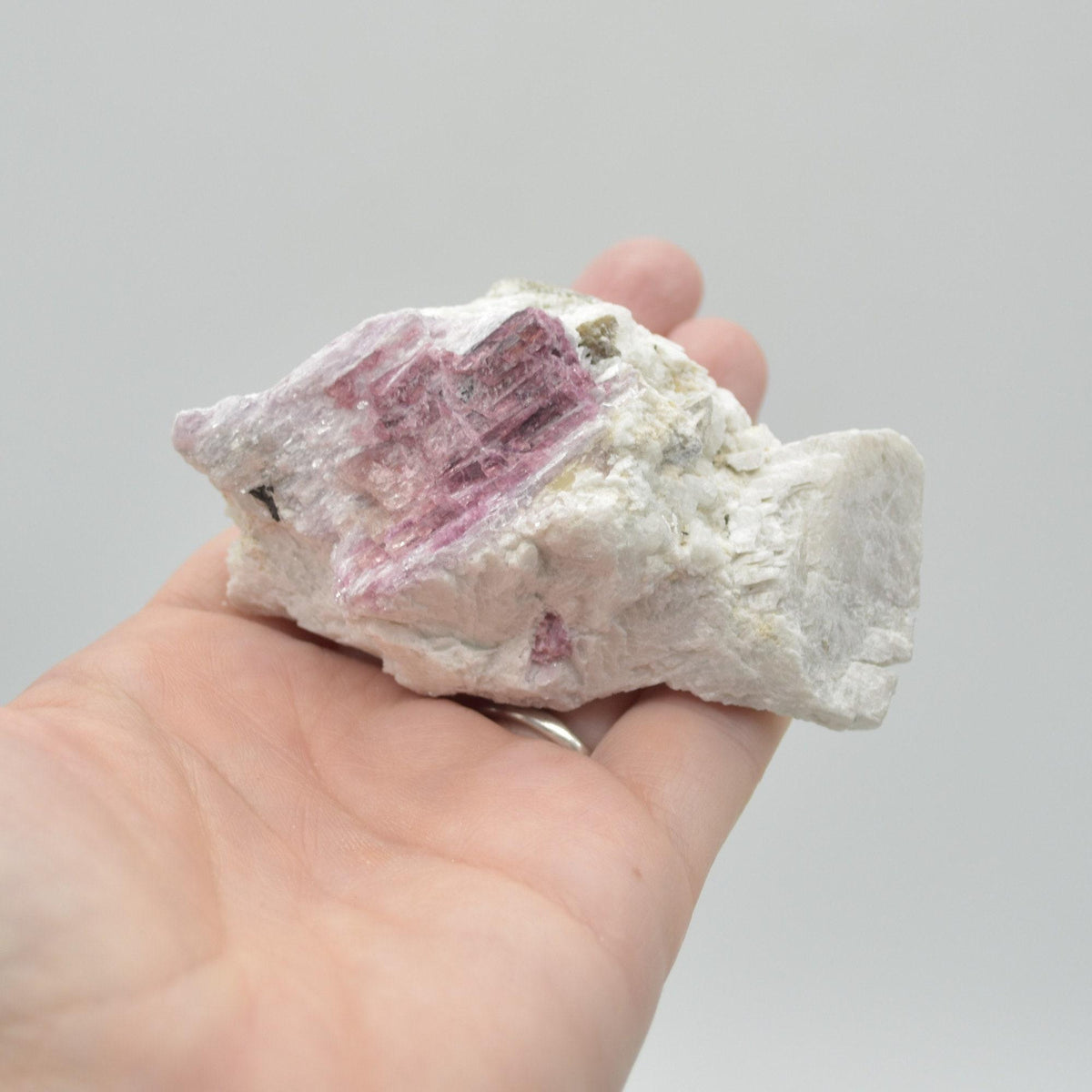 Raw Watermelon Tourmaline Specimen Rock - 137 grams #10