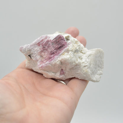 Raw Watermelon Tourmaline Specimen Rock - 137 grams #10