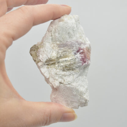 Raw Watermelon Tourmaline Specimen Rock - 137 grams #10