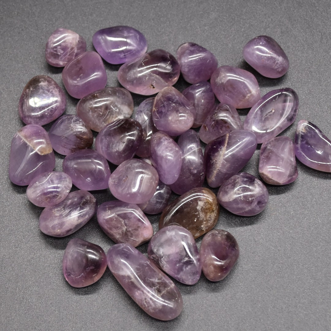 Rare Auralite 23 Amethyst Tumble Stone Crystals - 2 Sizes