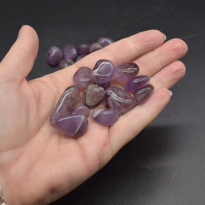 Rare Auralite 23 Amethyst Tumble Stone Crystals - 2 Sizes