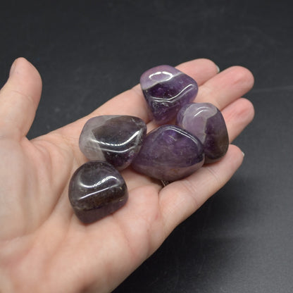 Rare Auralite 23 Amethyst Tumble Stone Crystals - 2 Sizes