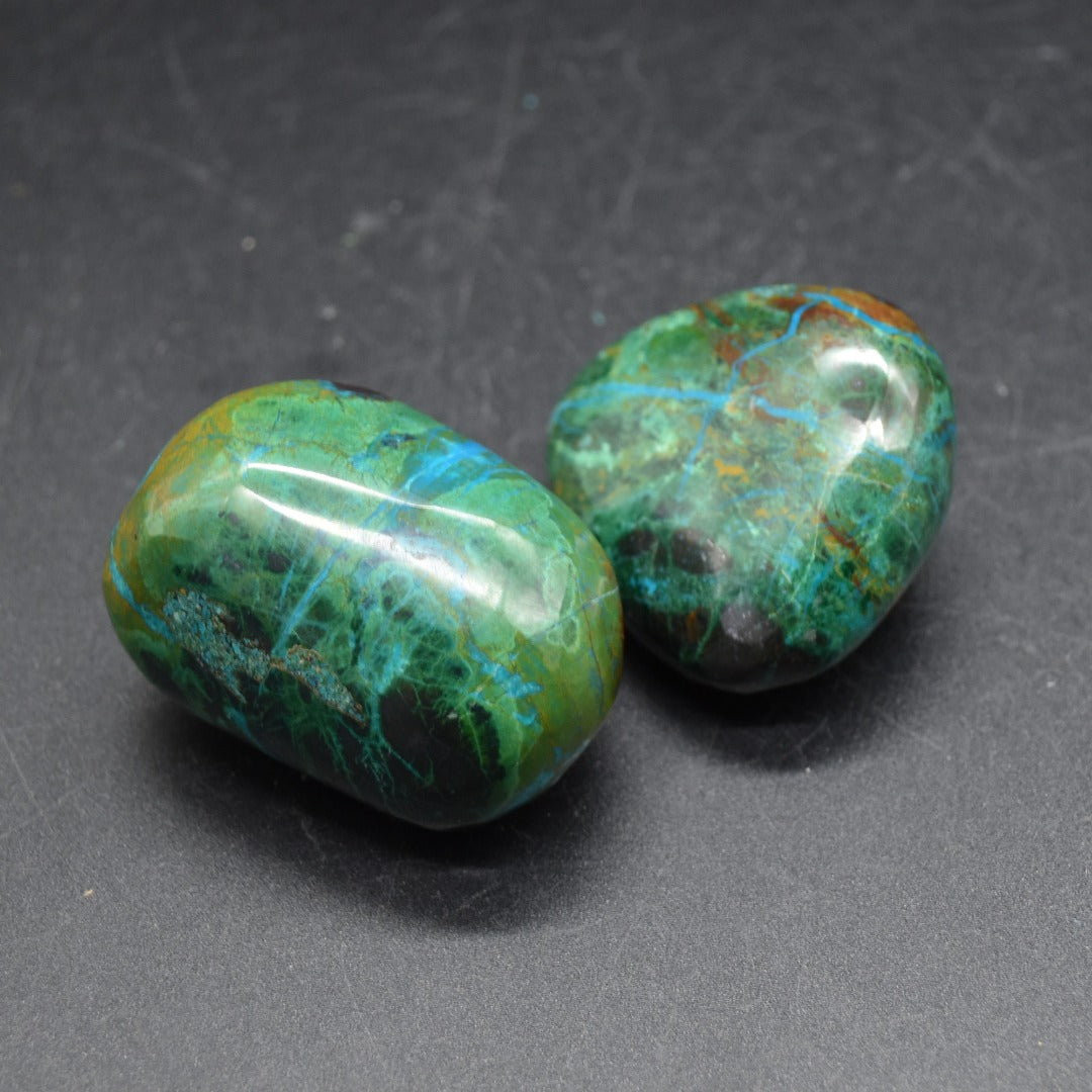 Chrysocolla Tumble Stone Crystals - 4 Sizes