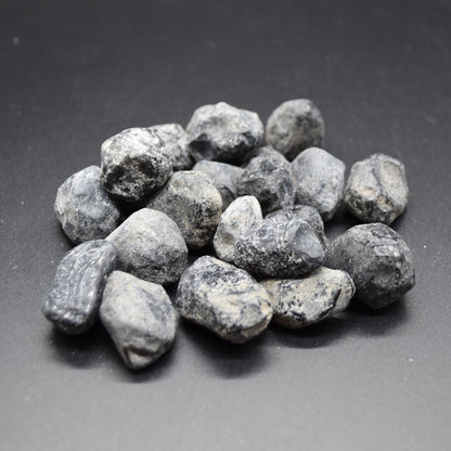 Natural Apache Tear Obsidian Raw Specimen from Arizona, USA - 4 Sizes