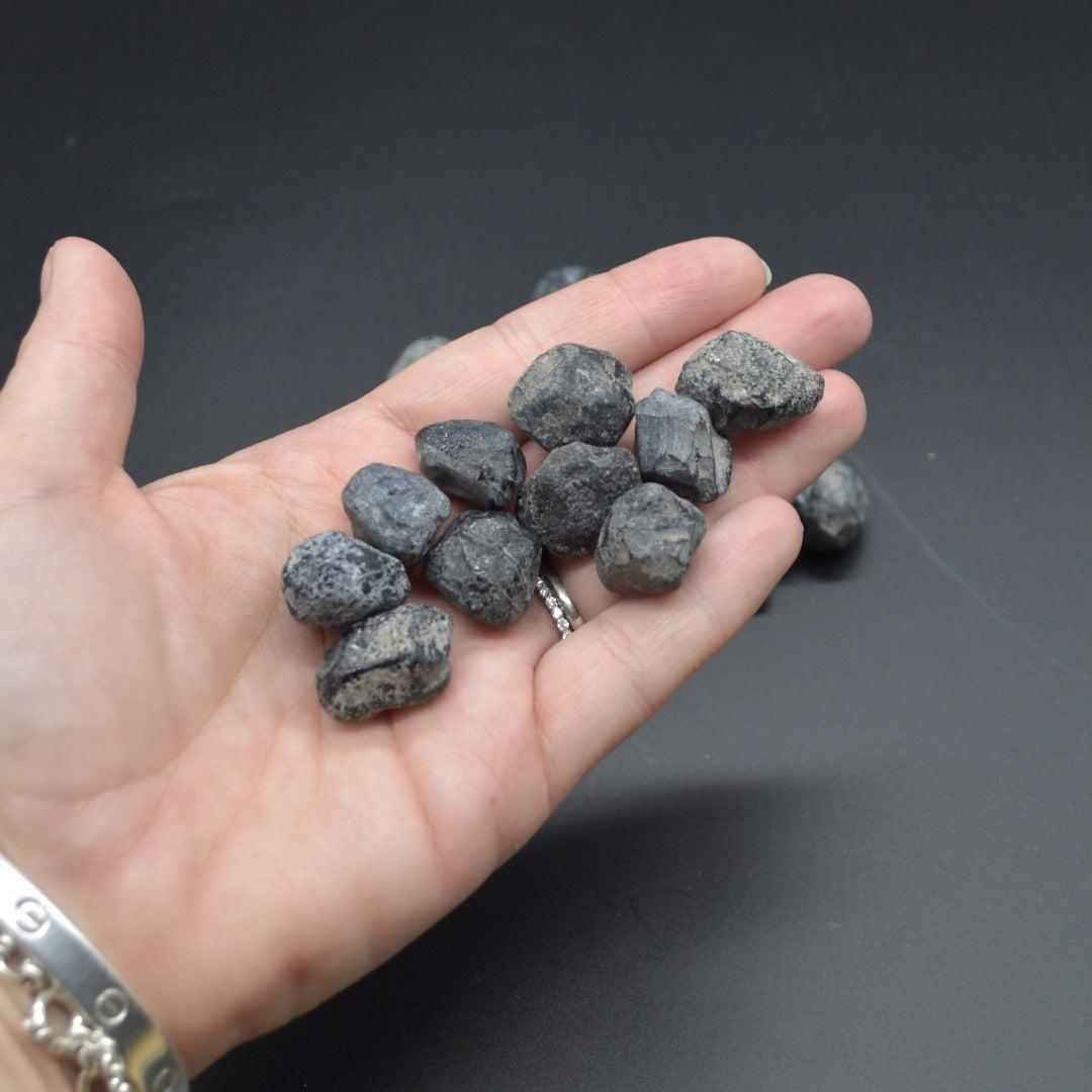Natural Apache Tear Obsidian Raw Specimen from Arizona, USA - 4 Sizes