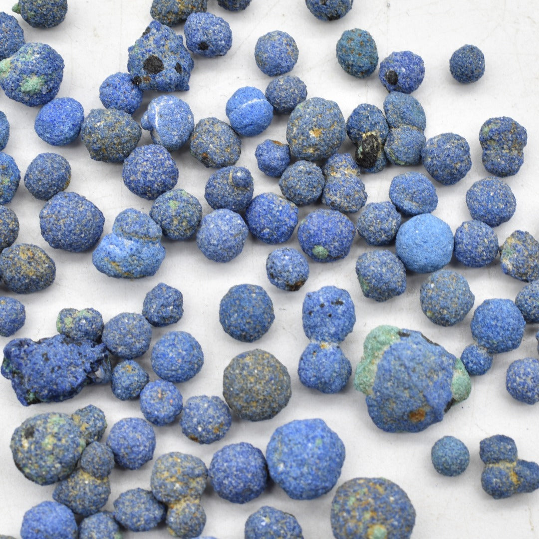 Raw Azurite Blueberries, Nodules from Utah, USA - 3 Pack Sizes