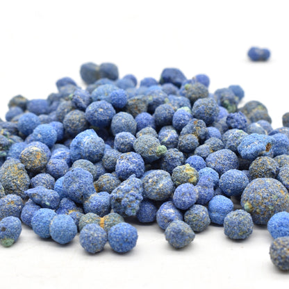 Raw Azurite Blueberries, Nodules from Utah, USA - 3 Pack Sizes