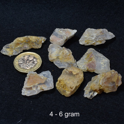 Petalite, Synergy 12, Raw Crystal Specimen with Lithium bearing mineral inclusion from Brazil - 4 Sizes